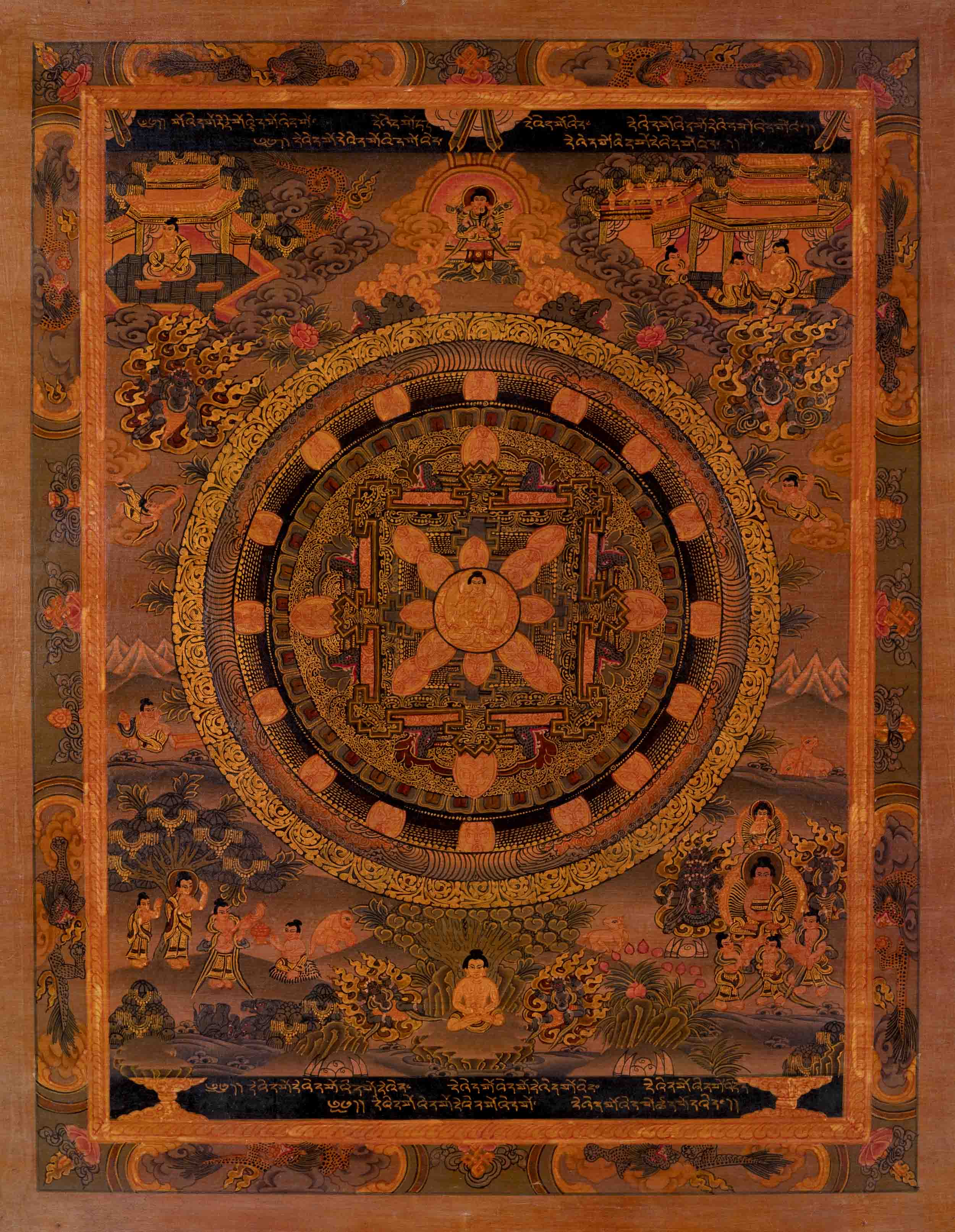 Buddha Mandala | Wall Hanging Yoga Meditation Canvas Art