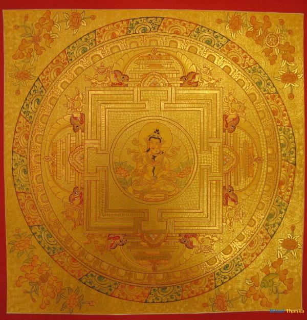 Dorje Sempa Yab Yum mandala Thangka