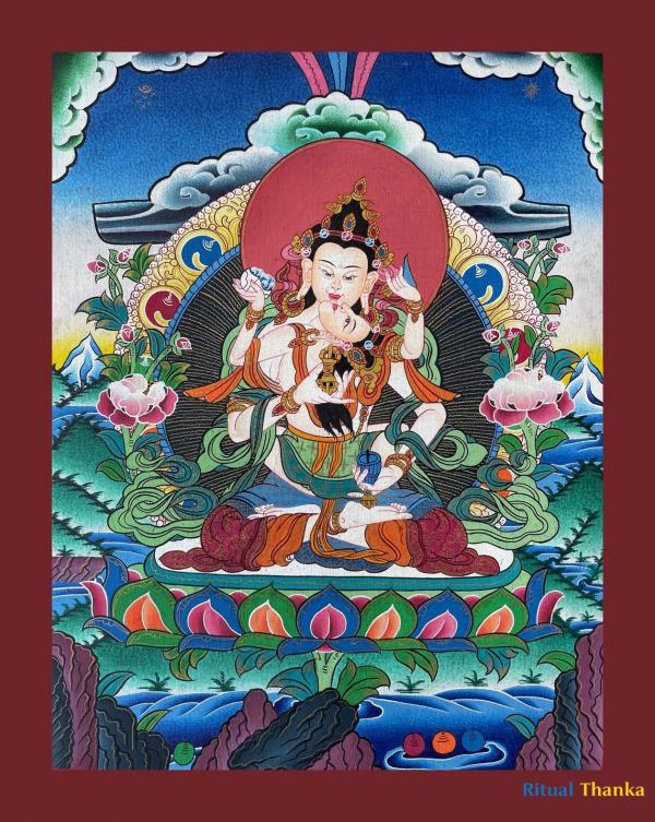 Dorje Sempa Yab Yum Thangka