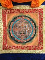 Hand Painted Kalchakra Mandala Art from Nepal | Best Quality Tibetan Mandala Painting |  Yoga Meditation