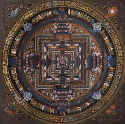 Kalachakra Mandala Thangka | Religious Wall Decoration | Spiritual Gifts