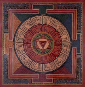 Yantra Mandala Thangka | Traditional Tibetan Artwork