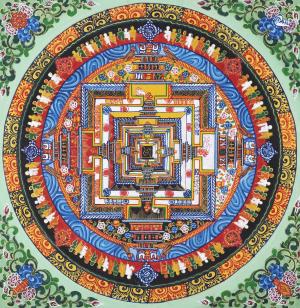 Colorful Mandala For Home or Office | Kalachakra Mandala Thangka