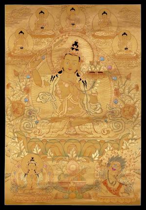 Manjushri Thangka | Tibetan Buddhism Painting | Spiritual Gifts
