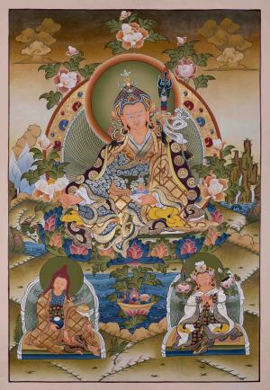 Guru Rinpoche/Guru Padmasambhava Thangka | Tibetan Wall Arts
