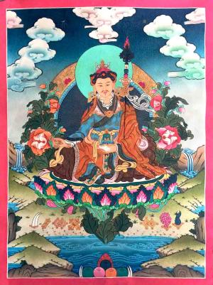 Guru Rinpoche Thangka | Original Hand Painted Padmasambhava Art